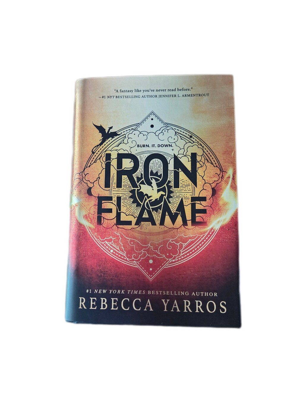 Iron Flame Rebecca Yarros 1st Edition Sprayed Black Edges